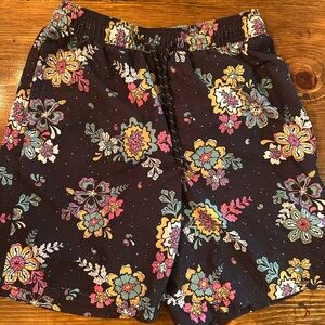 Floral Swim Trunks Mens Size S 28–30 Black🔥 CLOSET CLEAROUT 🔥 / NEED GONE